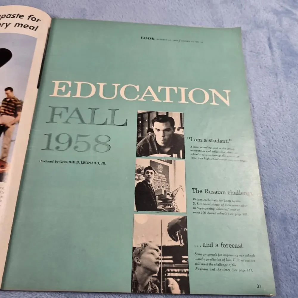 LOOK Magazine Oct 14 1958 Elizabeth Taylor Cover Vintage Ads Buick Salem